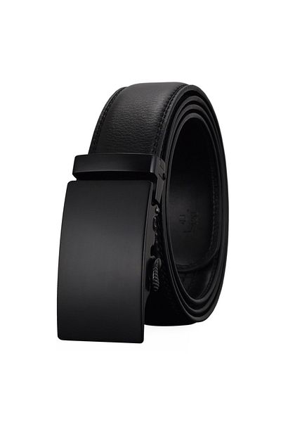 derikem Cureaua pentru barbati din imitatie din piele Curea automata cu carlig si bucla pentru rochie barbati si catarama reglabila zilnic