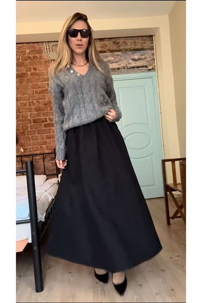 Natavan GRAY KNITWEAR SWEATER