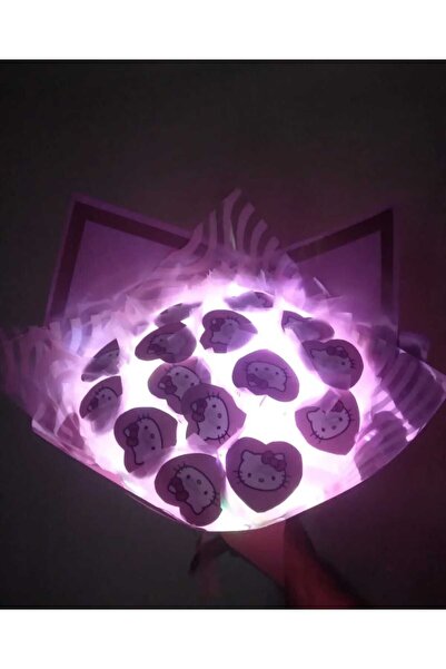 Redblue ledli hello city buketi