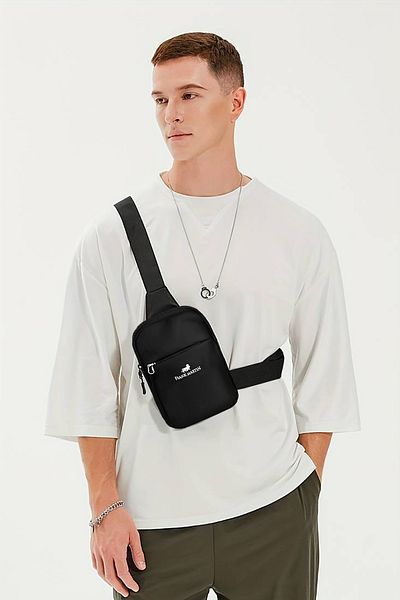 Frank Martin Lisbon Original Unisex καθημερινή ρυθμιζόμενη αθλητική τσάντα χιαστί στήθος και ώμου 140-011