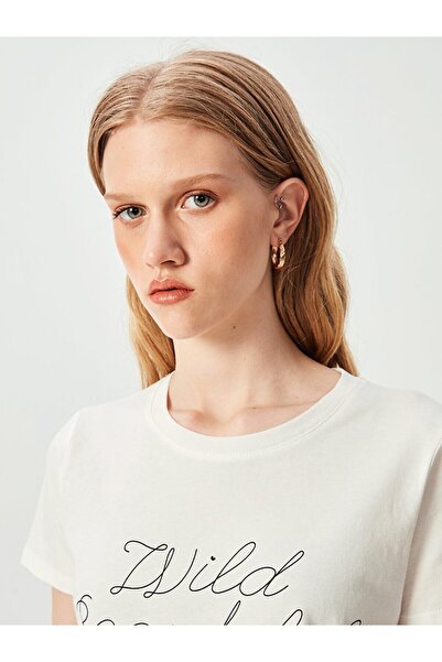 Ltb Kısa Kollu Beyaz T-shırt