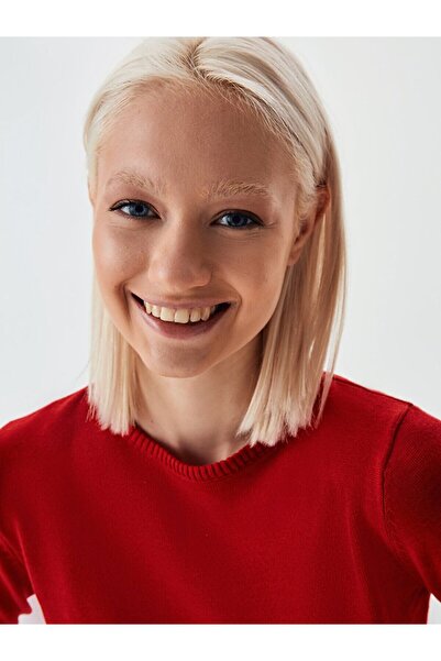 Ltb Crew Neck Red Sweater