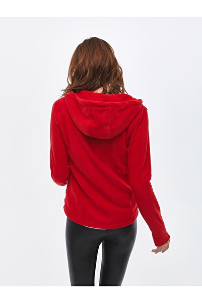 Ltb Red Sweatshirt Zip Hooded
