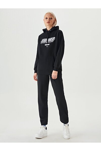 Ltb سويت شيرت أسود - مقاس مريح