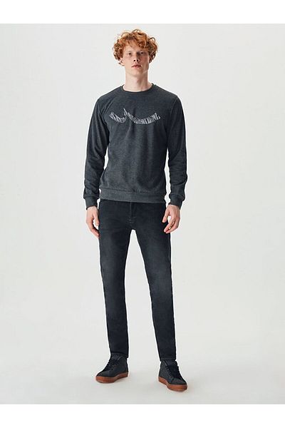 Ltb Gray Sweatshirt - Relaxed Fit