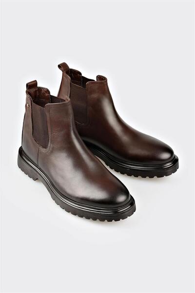 Elle Shoes Kahve Deri Erkek Günlük Bot