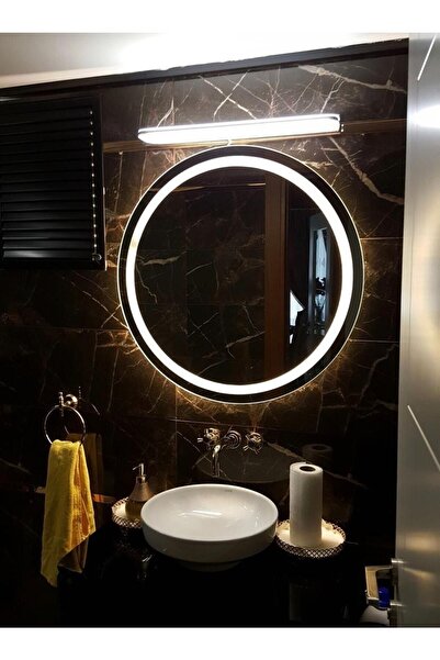 YASEF HOME DİZAYN 70 Cm Beyaz Led'li Banyo Aynası Banyo Aynası-ledli Ayna-ışı...