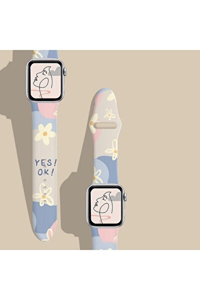 PSGT Apple Watch seri 10-11 46 mm 9/8 7 49 45mm 44mm 42mm Ultra 2 49mm Uyumlu Silikon Kordon