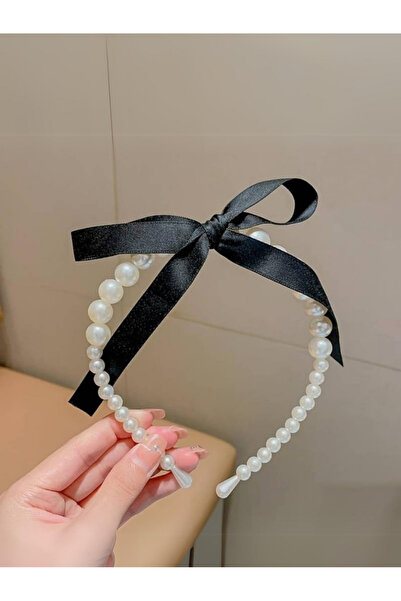 Diloshtrend Design Pearl Crowned Women's Bow Tayak