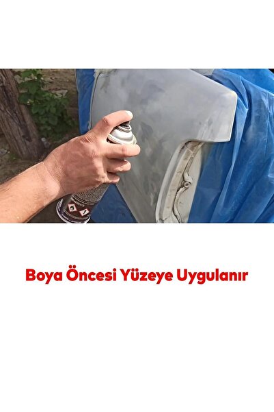 Dekor Ahşap Metal Cam Karton Plastik Pvc Yüzey Boya Öncesi Koruma Sprey Astar 400 ML KOD 677