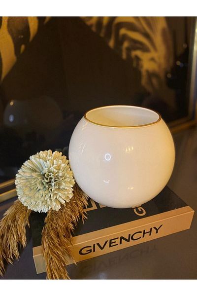 Paşabahçe Aquarium White Vase