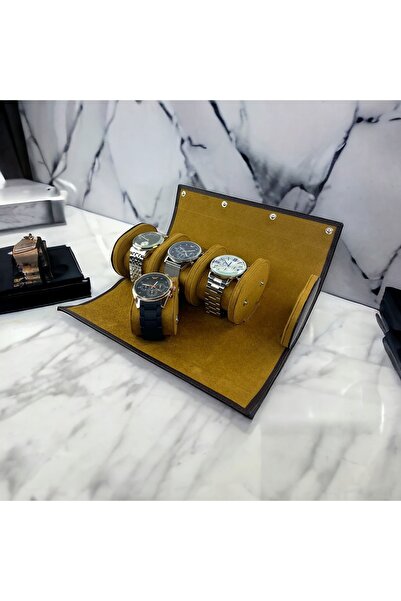 DeriDünyası Deri saat saklama kuruma kılıfı