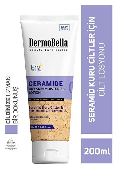 DERMOBELLA Ceramide Kuru Ciltler Için Nemlendirici Ve Yatıştırıcı Cilt Losyon...