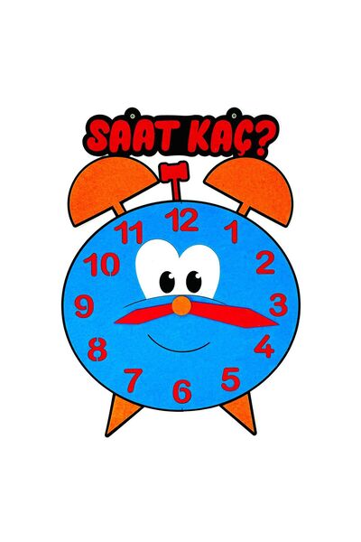 keçeli dünyam Saat Kaç? Çalar Saat, İnteraktif (Keçe Eğitim Materyali)