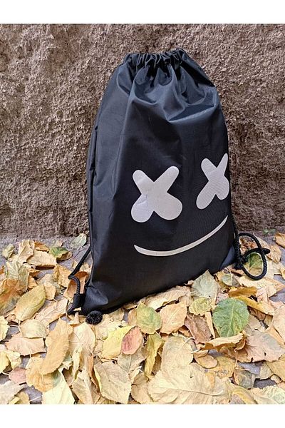 J.PARS Drawstring Bag with Rope Strap