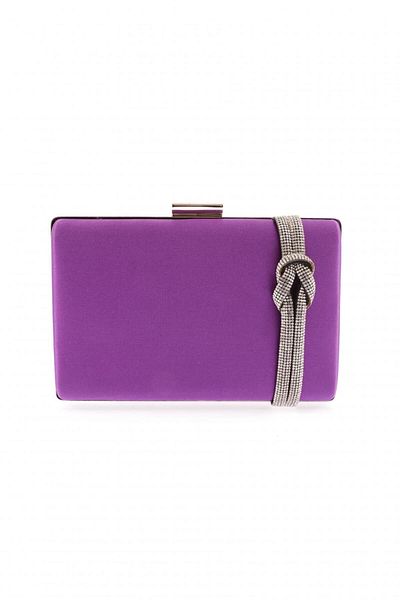 DGN 9275-22y Stoned Purple Women's Evening Dress Portfolio Bag