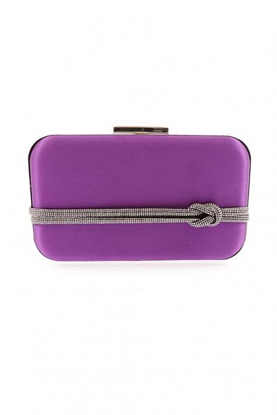 DGN 9270-22y Stoned Purple Women's Evening Dress Portfolio Bag