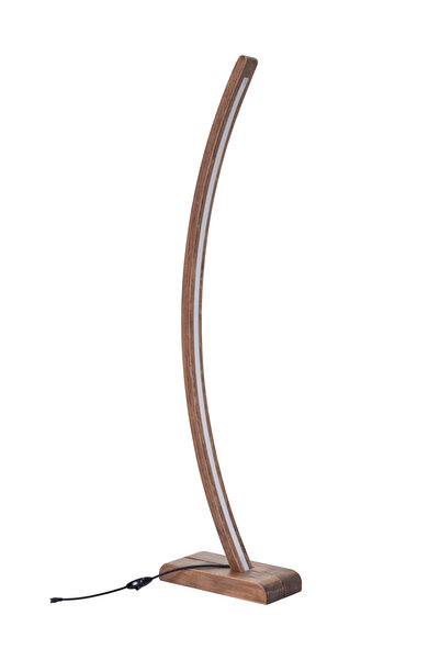 VİLİNZE Vilinze Jedi Ahşap LED Dekoratif Ayaklı Lambader