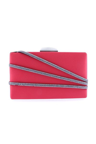 DGN 9274-22y Red Stoned Evening Dress Portfolio Bag