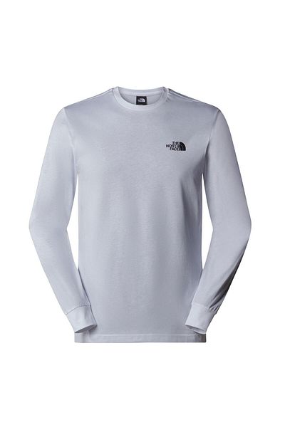 THE NORTH FACE Weißes Herren-T-Shirt – L/S BOX NSE, NF0A87NNFN41