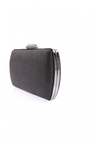 DGN Women's Evening Dress Portfolio Bag Sand Glitter Black 3873152
