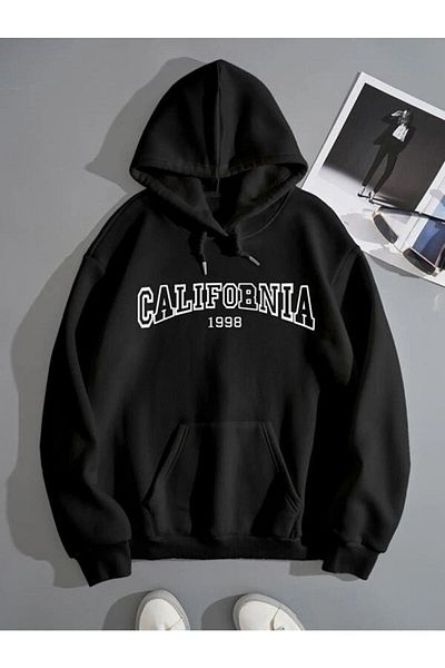Medinenur Φούτερ California Printed Relaxed Cut