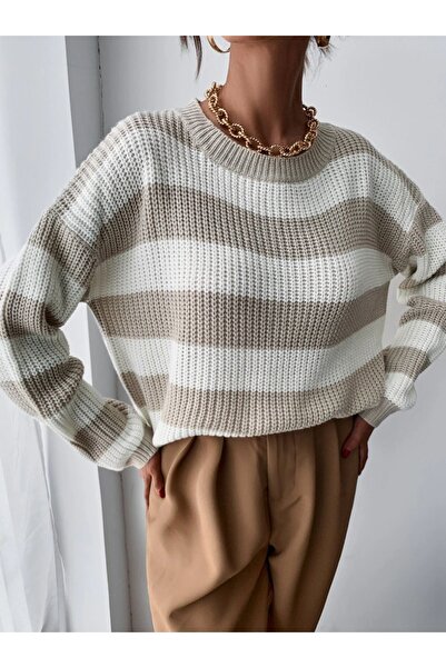 Dier Moda Ριγέ γυναικείο πουλόβερ