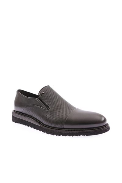 DGN Ανδρικά παπούτσια Eva Sole Classic Black King Γνήσιο δέρμα 452226102