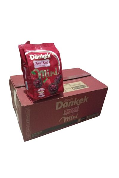 Ülker 150 Gram X 10 Pieces Dankek Tart Strawberry Mini Cake