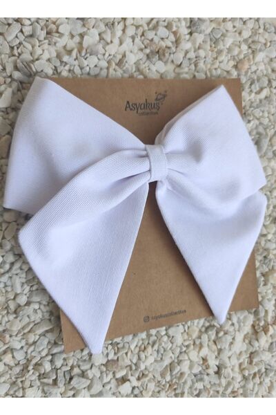 Asyakuscollection White Bow Lux Automatic Buckle