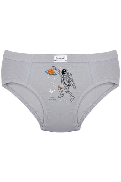 Onurel Pachet de 5 chiloți din lycra cu imprimeu astronaut pentru băieți