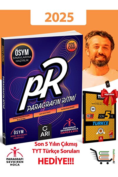 Arı Yayıncılık 2025 Model Paragrafın Ritmi-Son 5 yıl Çıkmış TYT Türkçe Sorula...