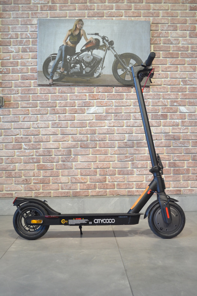 Citycoco E9 Mx350 Katlanabilir Elektrikli Scooter 350w Siyah