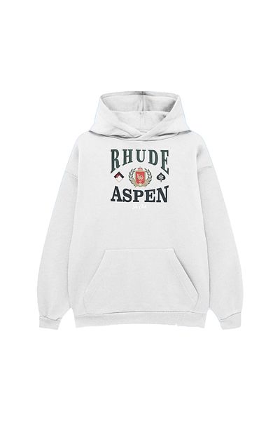 PURE EFFECT RHUDE ASPEN - 100% βαμβακερό Unisex Oversize Φούτερ με κουκούλα
