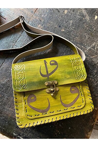 zarif atölye Elif Motif Vav Leather Bag