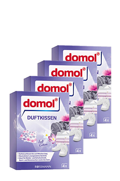 DOMOL Çamaşır ve Tekstil Ürünlerine Özel Koku Kesesi 4'lü (4 Adet)