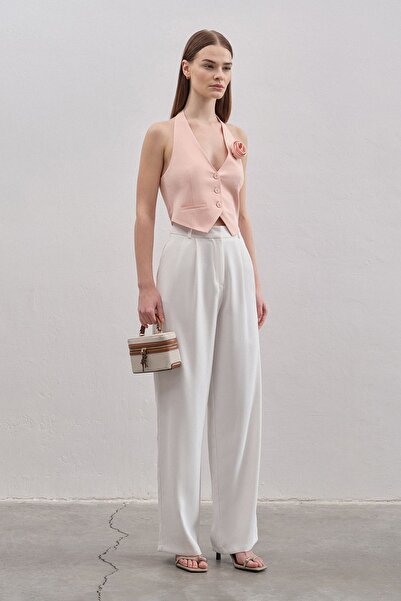 Mathilda Store Kadın Beyaz Special Edition Palazzo Pantolon