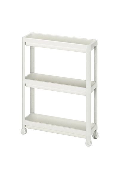 IKEA Τραπέζι σέρβις VESKEN, μαύρο, 54x18x71 cm