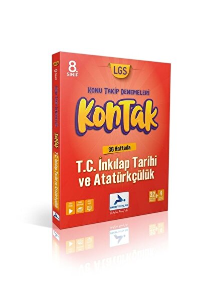 paraf yayınları Paraf 8. Sınıf T.C. İnkılap Tarihi ve Atatürkçülük Kontak Kon...