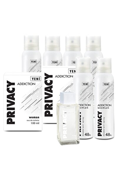 Privacy Addiction Woman Edt 2 X 100 ml + Deodorant 6 X 150ml