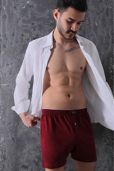 Gizem iç giyim Pack of 3 Super Quality Modal Combed Towel Waist Button Boxer