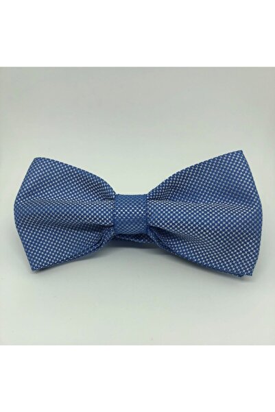 CRWAT ® ربطة عنق من القماش المنسوج باللون الأزرق الداكن - مع منديل