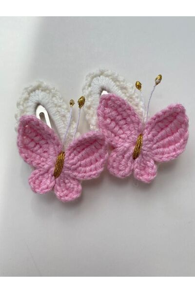 Punch Dükkanı فراشة الحياكة اليدوية 2 قطعة المفاجئة كليب المتخصصة نموذج الاتج...