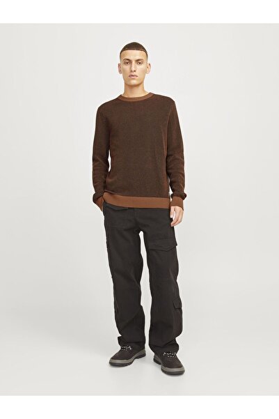 Jack & Jones Rundhals and Strickpullover Rundhals and Einfarbig Strickpullover