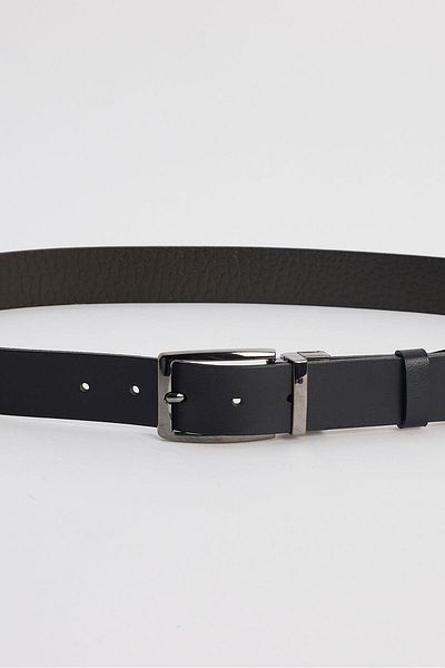 Tudors Ανδρική ζώνη από γνήσιο δέρμα Navy Blue