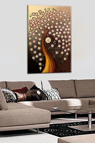 Genel Markalar Tablo Allahın 99 Ismi Esmaü'l Hüsna 50x70 No-2069