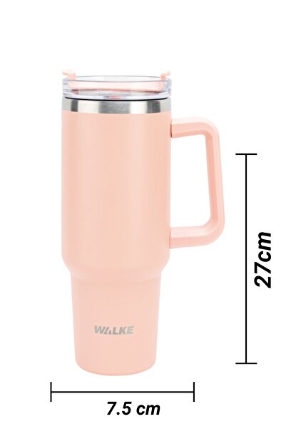 Walke 1.2 Liter Luxury Glass Thermos with Straw