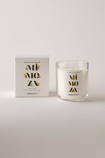 Karaca Home İstanbulun Çiçekleri Serisi Kokulu Mum Mimoza