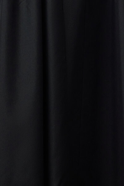 Trendyol Collection Μαύρο Μίντι Κομψό Φόρεμα με Ποπλίνα υφαντό TPRSS24EL00294