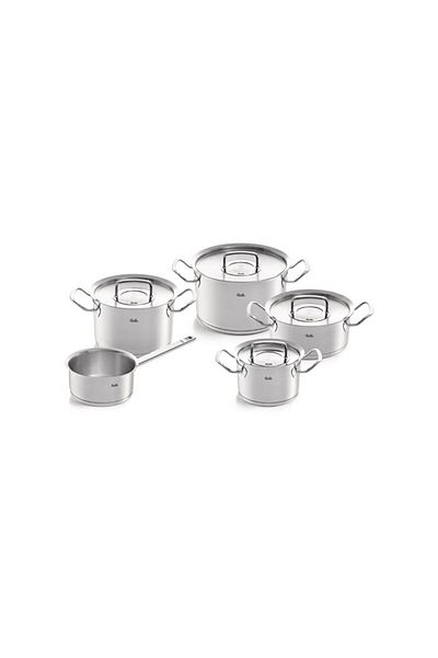 Fissler ProfiCollection- 9 Piece Pot Set with Metal Lid